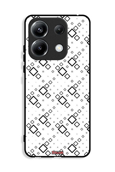 Tolwak غطاء حماية لهاتف شاومي بوكو M6 برو 4G بتصميم مربع تجريدي رقمي