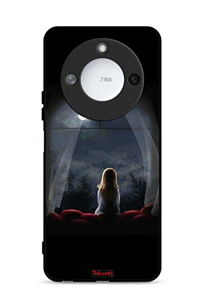 Tolwak غطاء حماية لهاتف Honor X60 5G بتصميم خيالي ليلي