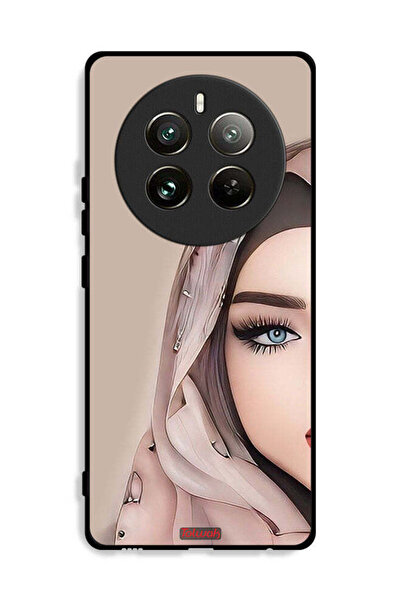 Tolwak غطاء حماية لهاتف Realme 12 Pro Plus 5G برسم فتاة نصف وجه