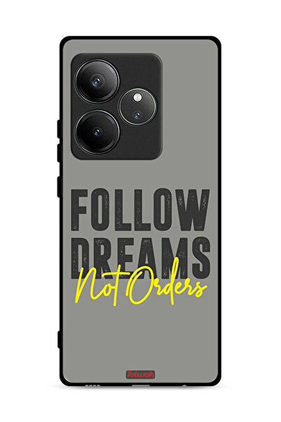 Tolwak غطاء حماية لهاتف Realme GT Neo6 5G اتبع الأحلام وليس الأوامر