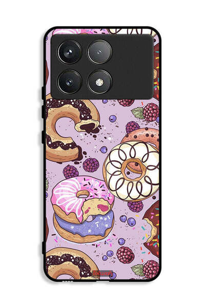 Tolwak غطاء حماية لهاتف شاومي بوكو X6 برو 5G بطبعة دوناتس آرت