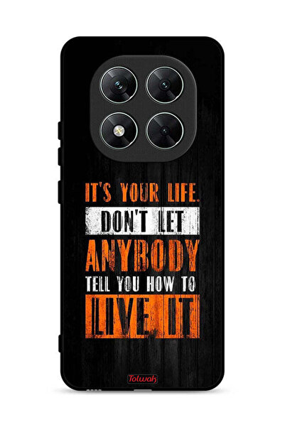 Tolwak غطاء حماية لهاتف شاومي ريدمي نوت 14 برو 5G "Its Your Life"