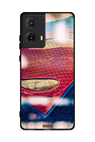 Tolwak غطاء حماية لهاتف موتورولا موتو جي 85 5G بشعار سوبرمان