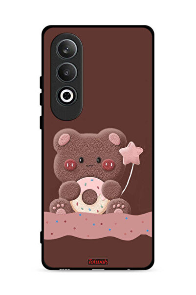 Tolwak غطاء حماية لهاتف OnePlus Nord CE4 5G بطبعة دب دونات