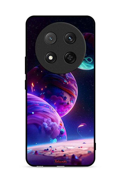 Tolwak غطاء حماية لهاتف Honor X9c 5G بنمط كوكبي