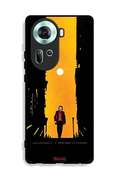 Tolwak غطاء حماية لهاتف Oppo Reno11 5G بتصميم جوكر، عمل فني رقمي تجريدي