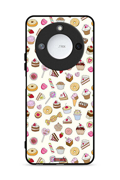 Tolwak Honor X60 5G Protective Case Cover Pattern Of Favorite Items