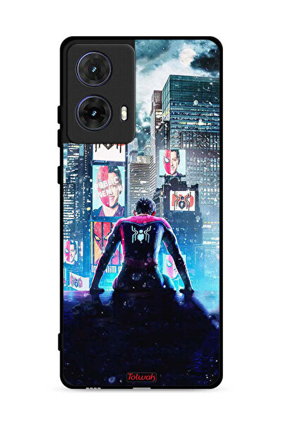 Tolwak غطاء حماية لهاتف موتورولا موتو جي 85 5G بتصميم سبايدر مان