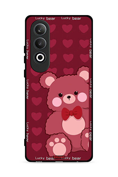 Tolwak غطاء حماية لهاتف OnePlus Nord CE4 5G بتصميم الدب المحظوظ