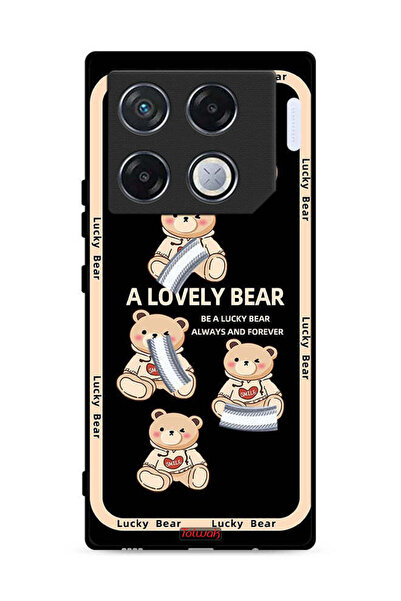 Tolwak غطاء حماية لهاتف Infinix GT 20 Pro 5G بطبعة دب جميل