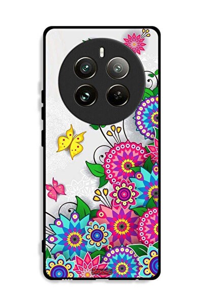 Tolwak غطاء حماية لهاتف Realme 12 Pro 5G بنقشة زهور ماندالا