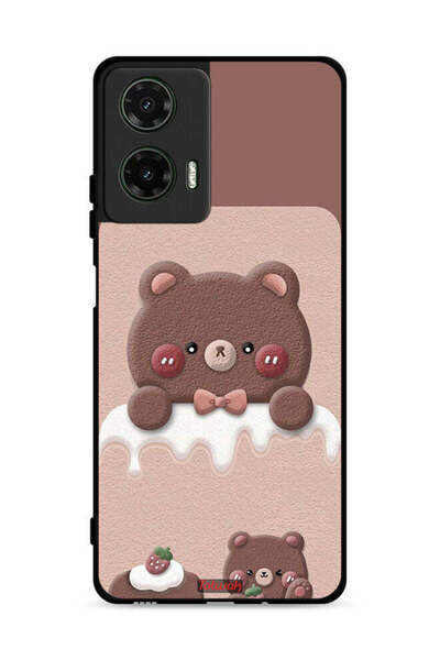 Tolwak غطاء حماية لهاتف موتورولا موتو جي 35 5G - دب الفراولة