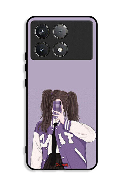 Tolwak غطاء حماية لهاتف Xiaomi Poco X6 Pro 5G لالتقاط صور سيلفي