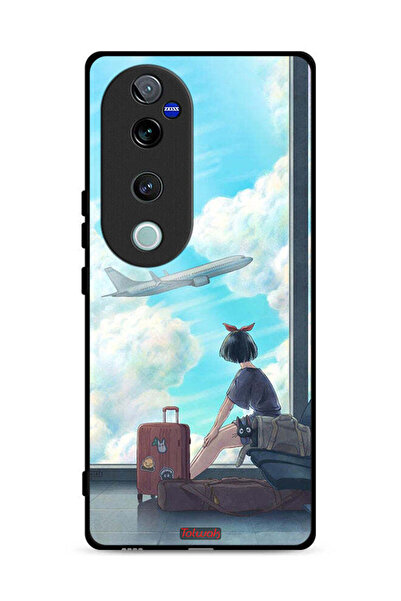 Tolwak غطاء حماية Vivo S19 Pro 5G بتصميم فن السفر