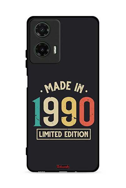 Tolwak غطاء حماية لهاتف موتورولا موتو جي 35 5G، إصدار محدود، صنع عام 1990