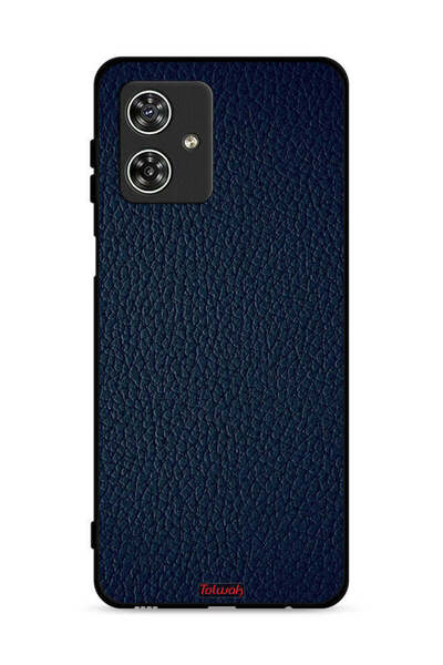 Tolwak غطاء حماية جلدي بنقشة لهاتف موتورولا موتو جي 54 5G