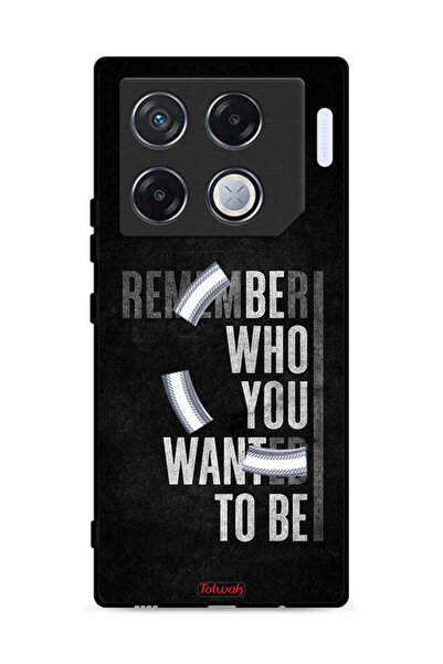 Tolwak غطاء حماية لهاتف Infinix GT 20 Pro 5G تذكر من أردت أن تكون