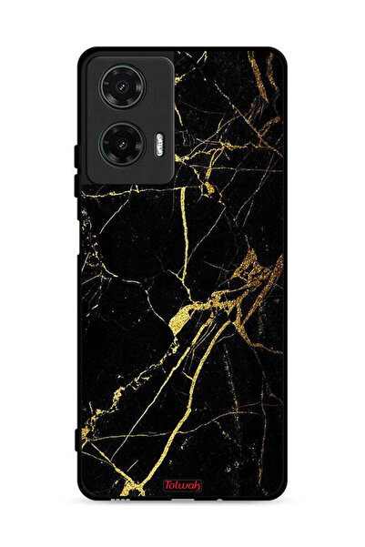 Tolwak غطاء حماية لهاتف موتورولا موتو جي 35 5 جي - رخامي متصدع