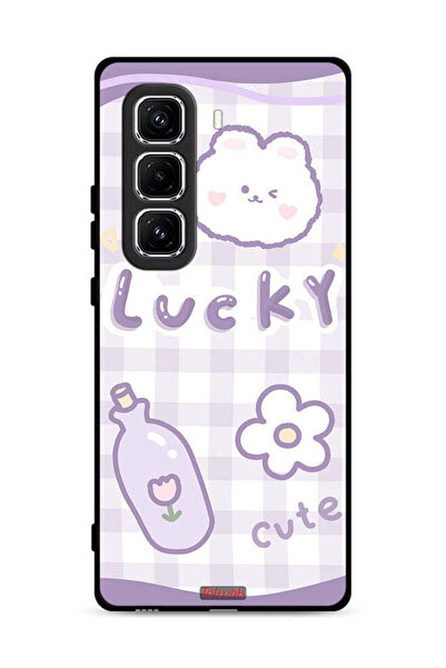 Tolwak غطاء حماية لهاتف Infinix Hot 50 Pro Plus 4G بتصميم لطيف ومحظوظ