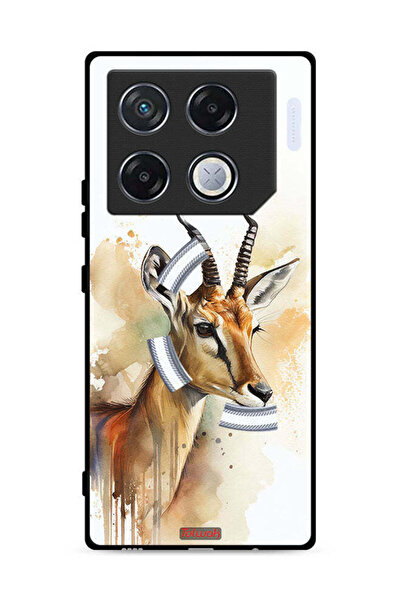 Tolwak غطاء حماية لهاتف Infinix GT 20 Pro 5G بطبعة غزال تجريدي