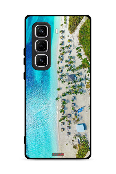 Tolwak غطاء حماية لهاتف Infinix Hot 50 Pro Plus 4G بلون الشاطئ