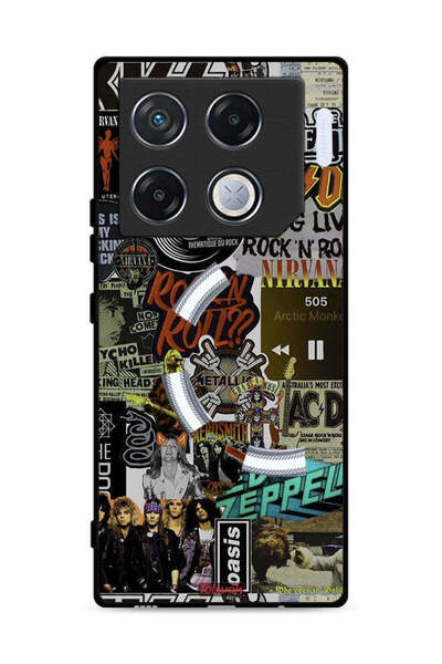 Tolwak غطاء حماية لهاتف Infinix GT 20 Pro 5G، تحيا موسيقى الروك أند رول