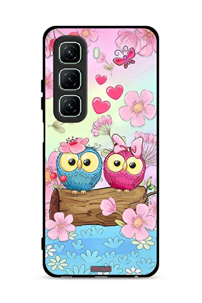 Tolwak غطاء حماية لهاتف Infinix Hot 50 5G برسومات بومة لطيفة