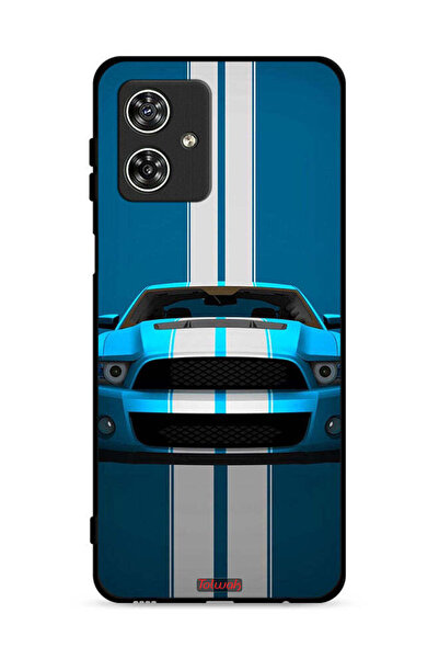 Tolwak غطاء حماية لهاتف موتورولا موتو جي 54 5G، تصميم سيارة فنية تجريدية