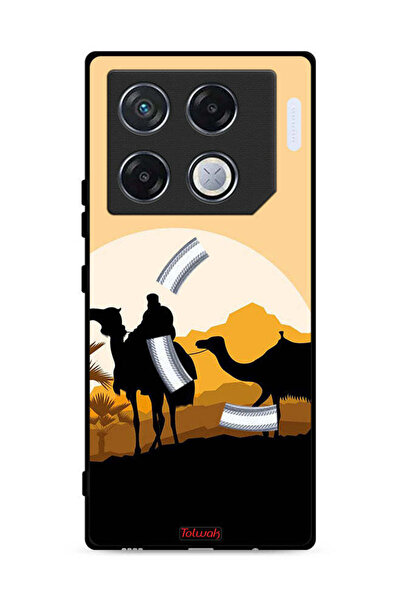 Tolwak غطاء حماية لهاتف Infinix GT 20 Pro 5G برسومات جمال في الصحراء