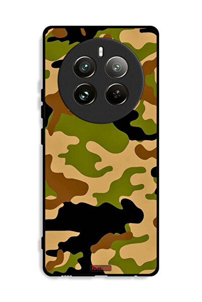 Tolwak غطاء حماية لهاتف Realme 12 Pro Plus 5G بنمط رقمي تجريدي مموه