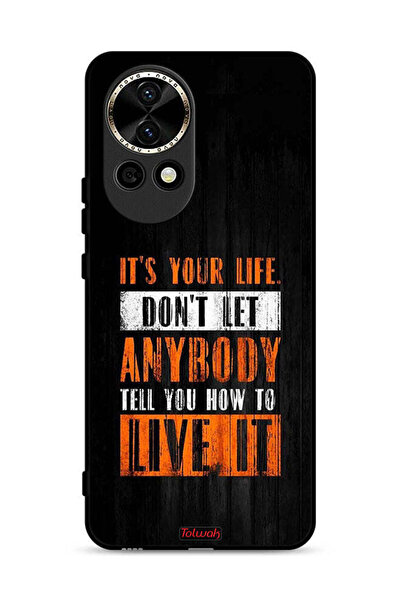 Tolwak غطاء حماية لهاتف هواوي نوفا 13 5G "Its Your Life"