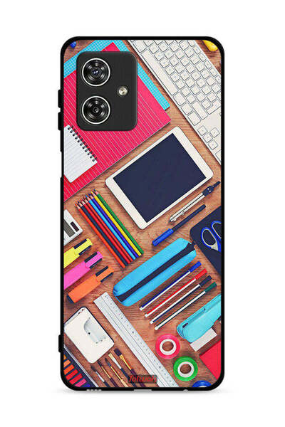 Tolwak غطاء حماية لهاتف موتورولا موتو جي 54 5G بتصميم فتاة هوبي ديسك