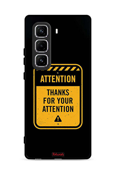 Tolwak غطاء حماية لهاتف Infinix Hot 50 Pro Plus 4G شكرًا على الاهتمام