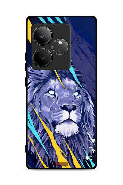 Tolwak غطاء حماية لهاتف Realme GT Neo6 SE 5G بطبعة الأسد الملك