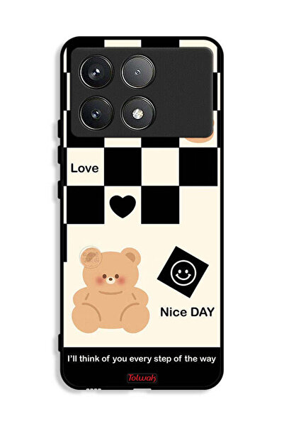 Tolwak غطاء حماية لهاتف Xiaomi Redmi K70E 5G سأفكر فيك في كل خطوة على الطريق