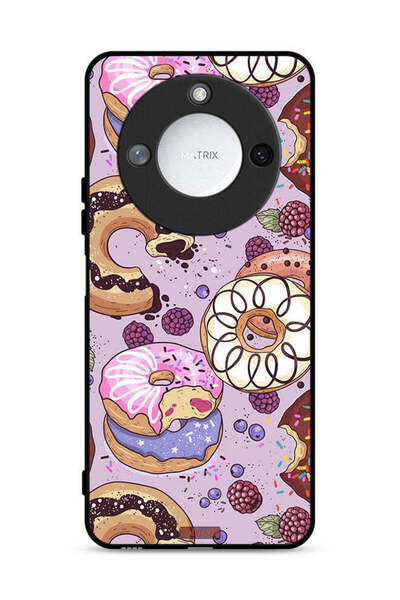 Tolwak غطاء حماية لهاتف Honor X60 5G برسومات دونات فنية