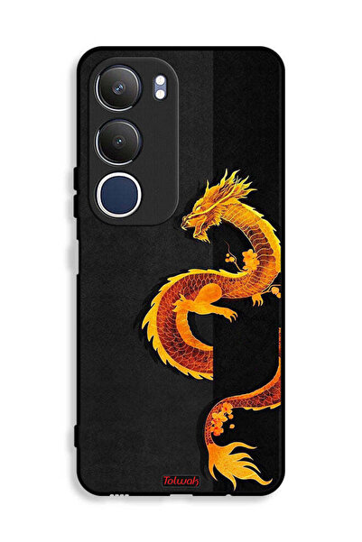 Tolwak Vivo Y19s 4G Protective Case Cover Dragon Art