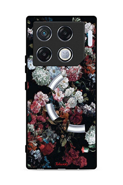 Tolwak غطاء حماية لهاتف Infinix GT 20 Pro 5G بنقشة ورود عتيقة