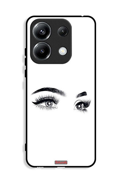 Tolwak غطاء حماية لهاتف Xiaomi Poco M6 Pro 4G برسومات عيون فنية