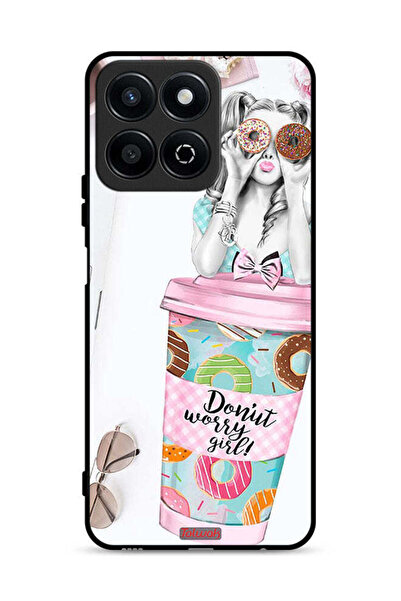 Tolwak Honor Play 60 Plus 5G Protective Case Cover Donut Worry Girl