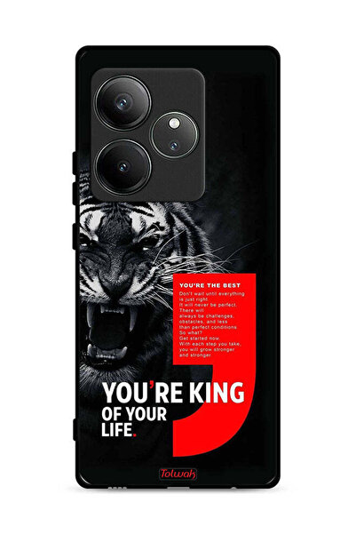 Tolwak غطاء حماية لهاتف Realme GT 6 5G أنت ملك حياتك