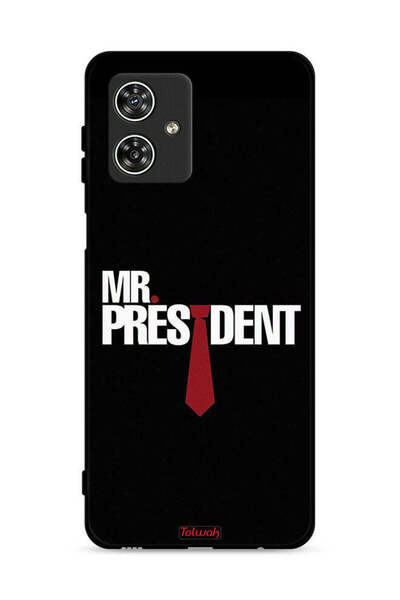 Tolwak غطاء حماية لهاتف موتورولا موتو جي 54 5G، السيد الرئيس