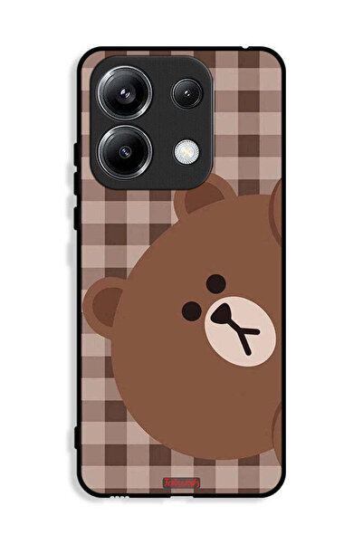 Tolwak غطاء حماية لهاتف شاومي بوكو M6 برو 4G بتصميم دب تيدي