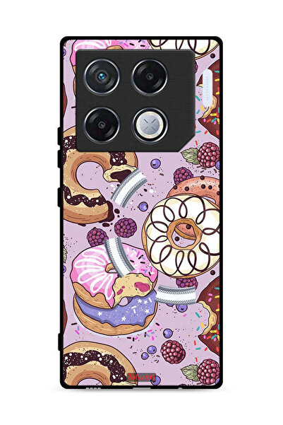 Tolwak غطاء حماية لهاتف Infinix GT 20 Pro 5G برسومات دونات فنية