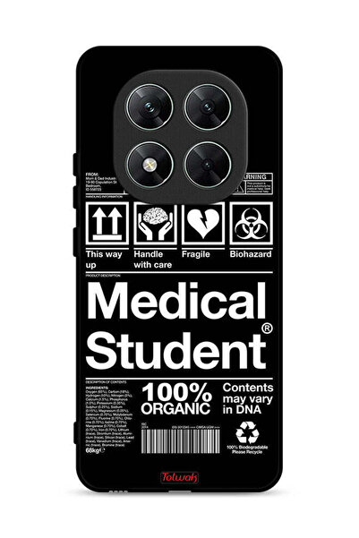 Tolwak غطاء حماية لهاتف شاومي ريدمي نوت 14 برو 5G، ملصق طالب الطب