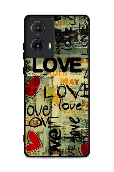 Tolwak غطاء حماية لهاتف موتورولا موتو جي 85 5 جي - علامات حب