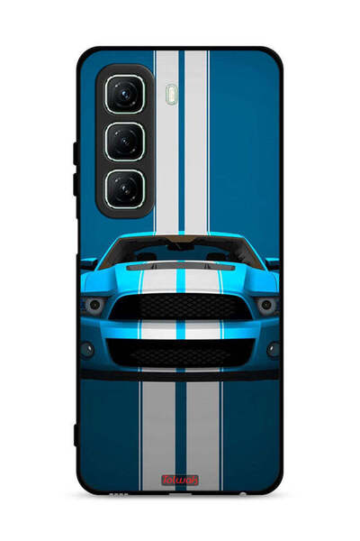 Tolwak غطاء حماية لهاتف Infinix Hot 50 5G بتصميم سيارة فنية تجريدية
