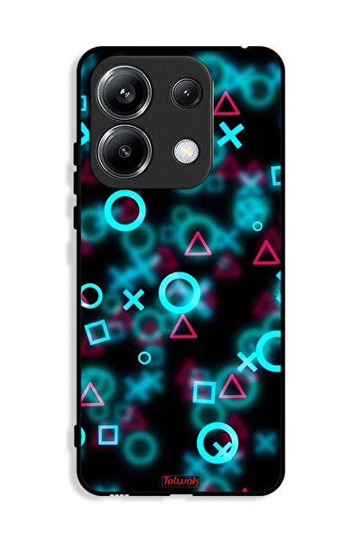 Tolwak غطاء حماية لهاتف Xiaomi Poco M6 Pro 4G برسومات أيقونات لعبة الحبار الص...