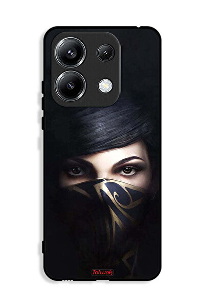 Tolwak غطاء حماية لهاتف شاومي بوكو M6 برو 4G بطبعة فتاة محجبة
