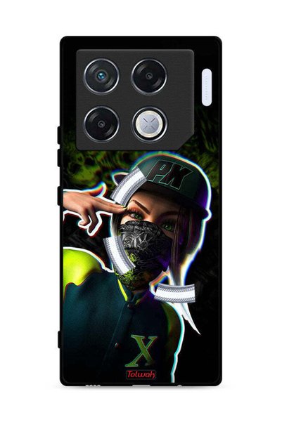 Tolwak غطاء حماية لهاتف Infinix GT 20 Pro 5G برسومات فنية جمالية للبنات